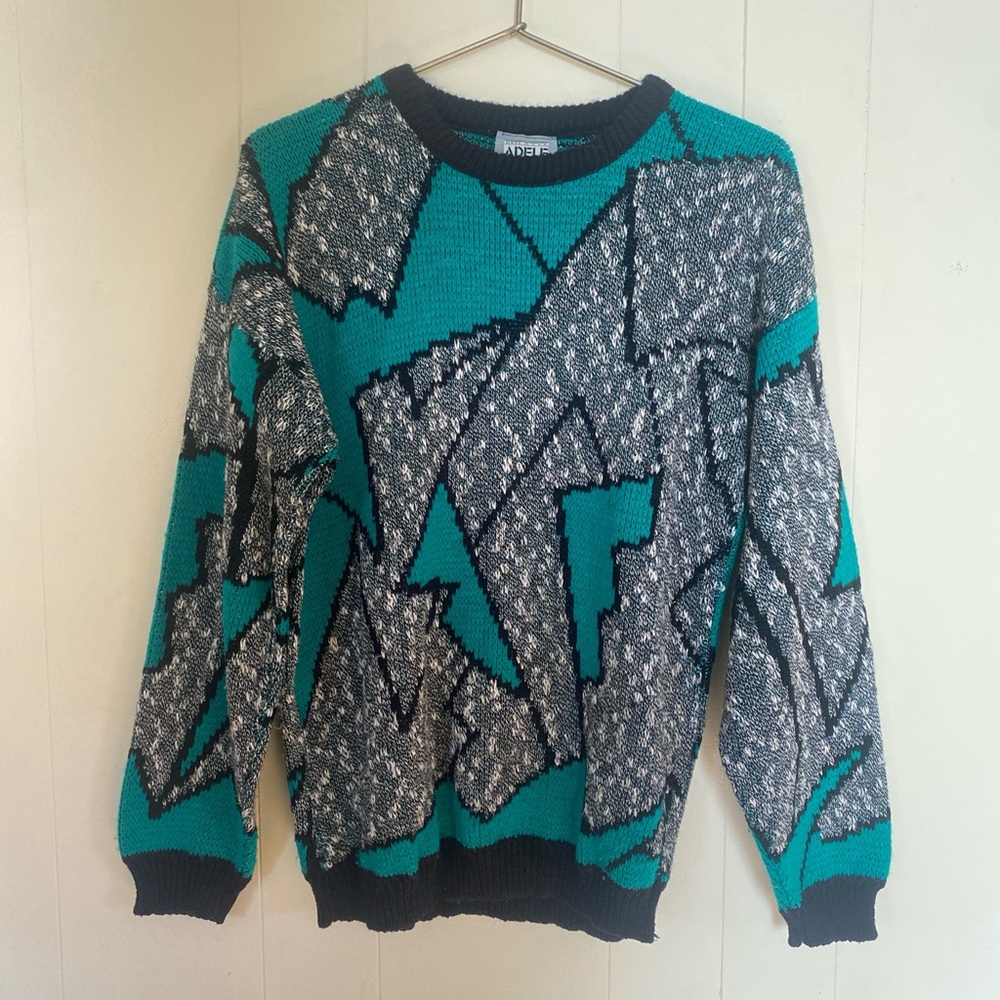 totally 80s vintage Adele sweater